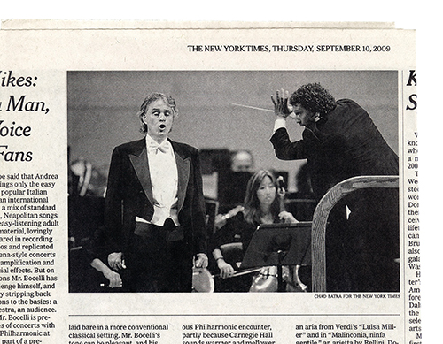 © Joseph Grigely, Songs without words (Andrea Bocelli), 2012